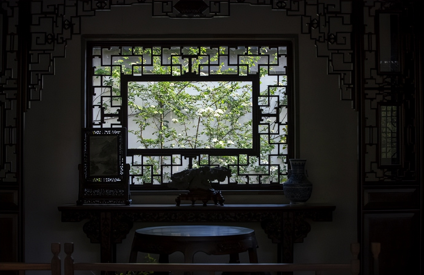 中式花格中间夹什么,中式花格组合