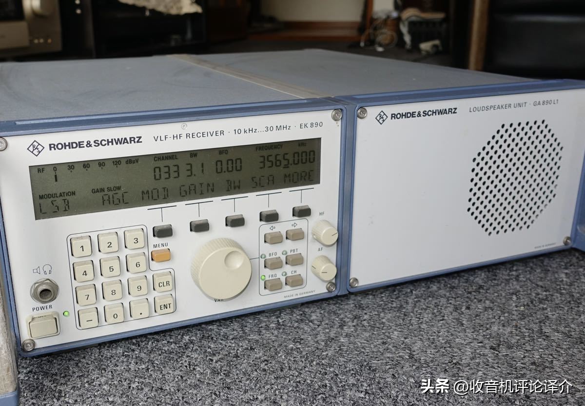 罗德与施瓦茨EK890接收机，1991年首发，胜过大多数当代设备？