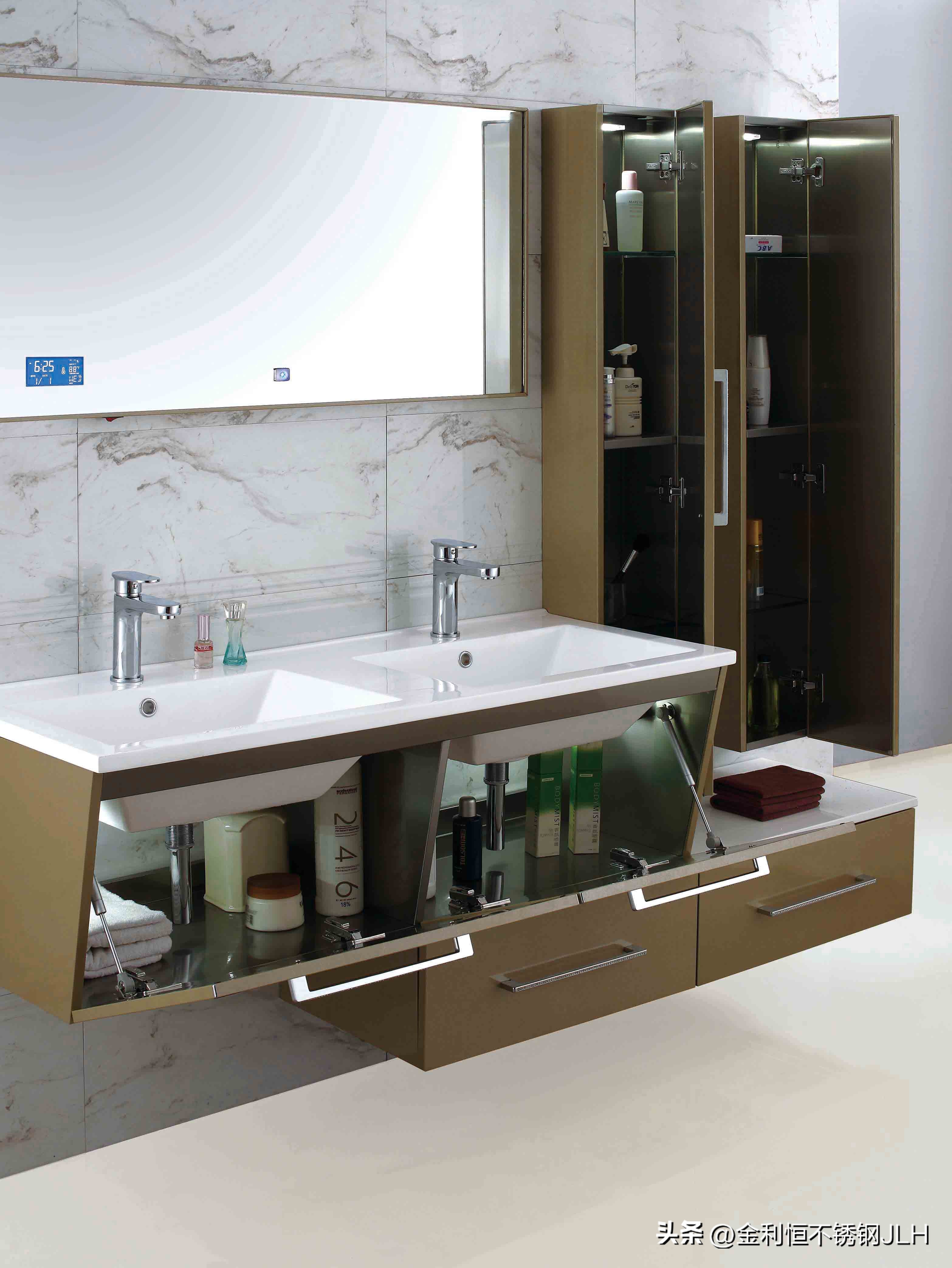 不锈钢浴室柜加工厂家,不锈钢浴室柜定制公司