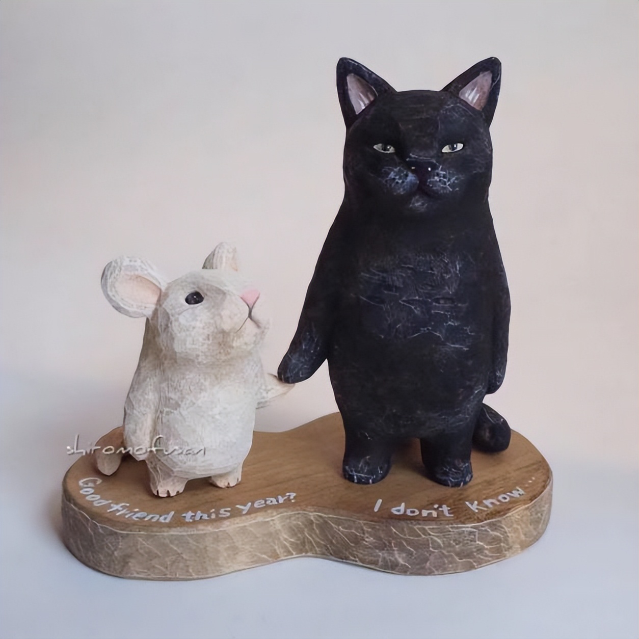 日本艺术家木雕猫,日本木雕猫艺术家