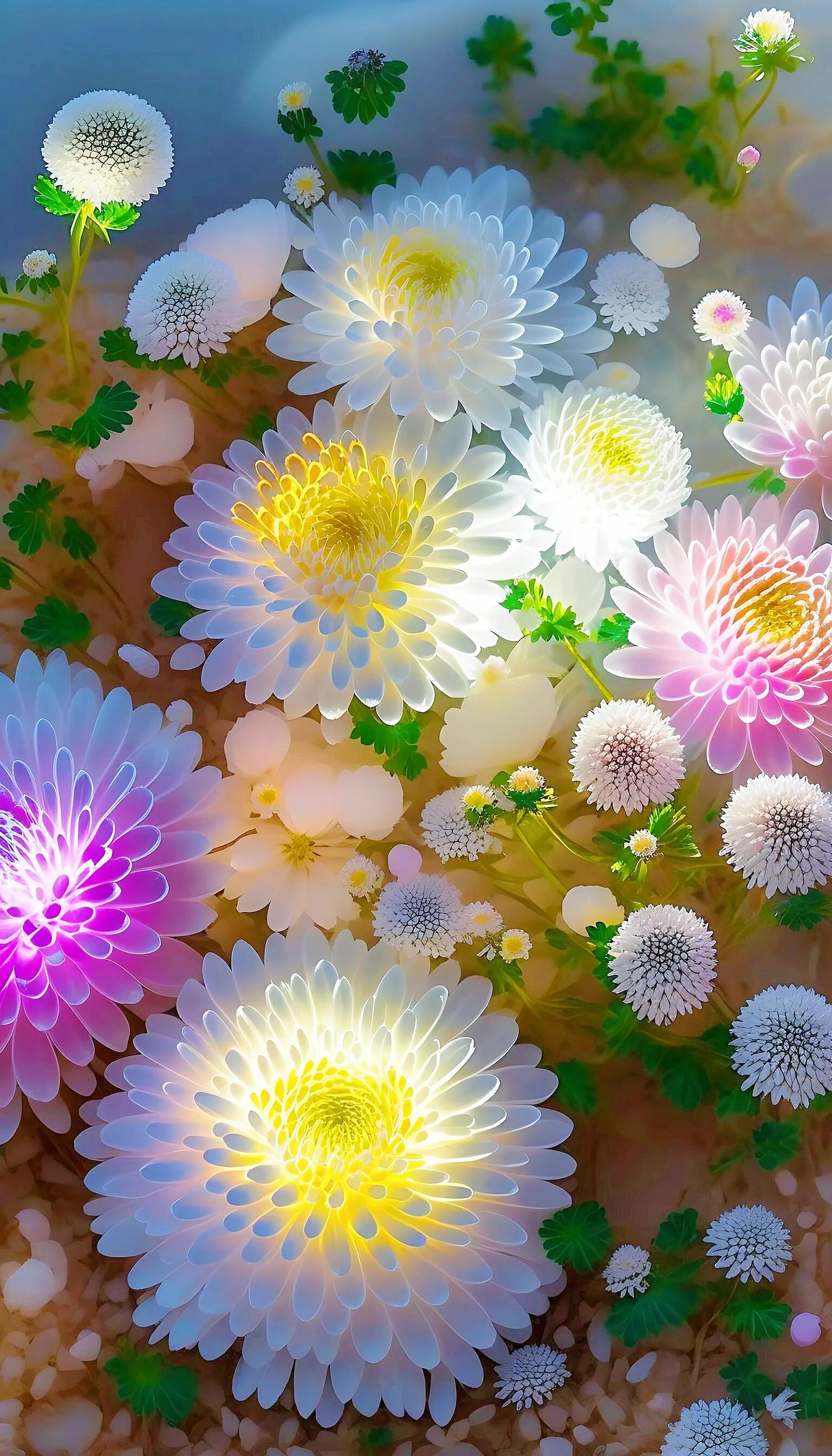 紫色菊花壁纸大全,壁纸小清新最新菊花