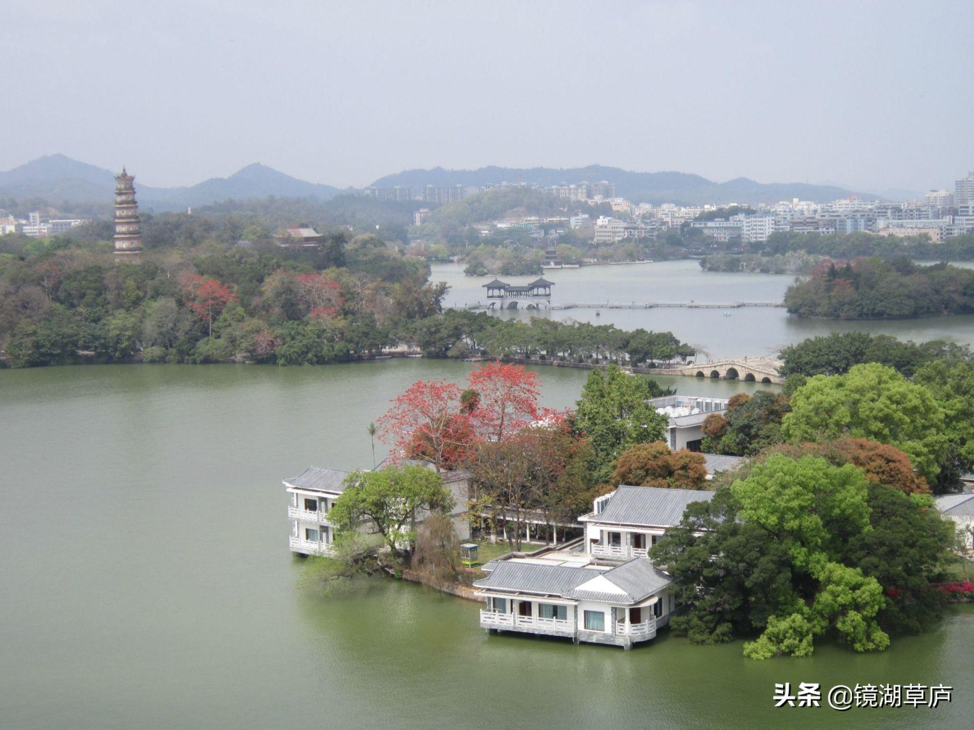 惠州西湖印象明信片,惠州西湖景
