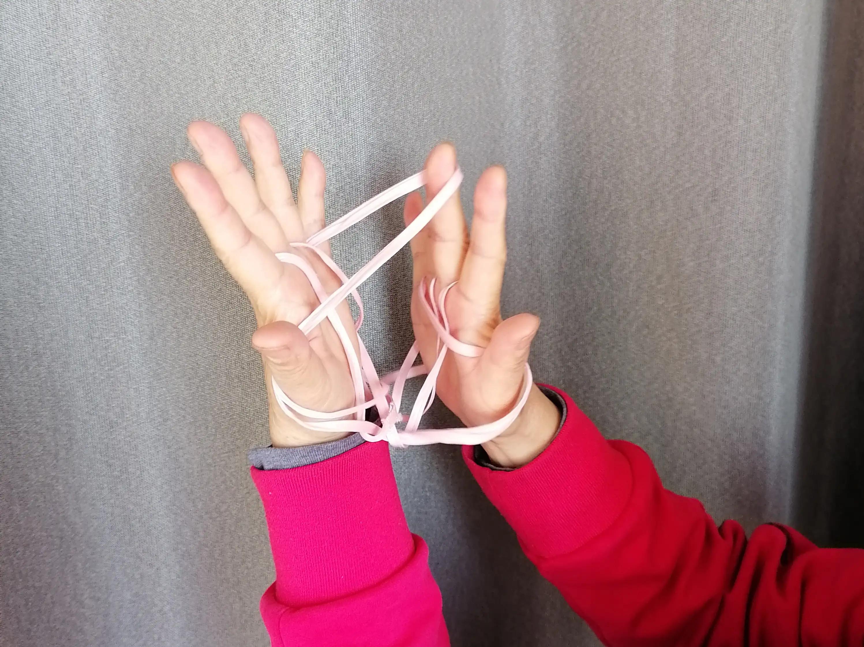 翻花绳游戏过程100字,两人玩的翻花绳游戏小技巧