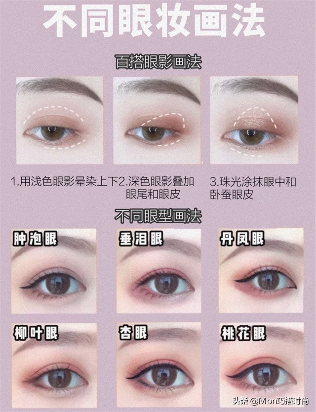 小眼睛女生怎么化淡妆,简单几分钟可以出门的淡妆