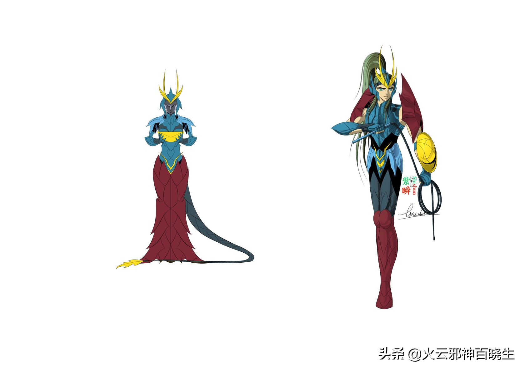 黄金圣斗士的同人画师,圣斗士同人绘画