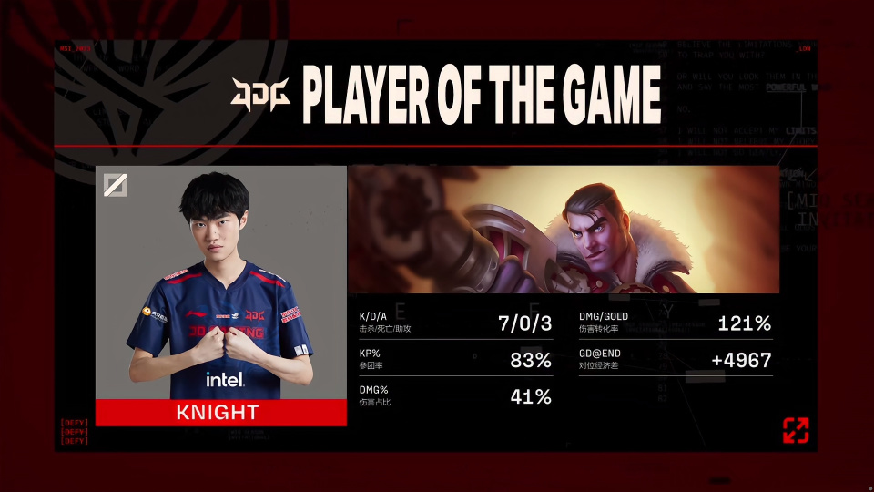 knight连续五次挺进决赛,knight终结韩国中单的王朝