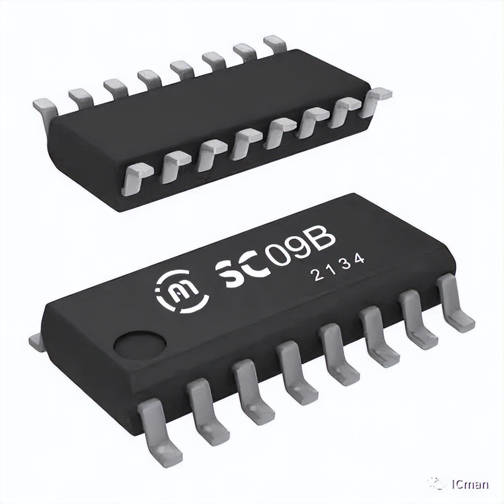 SC09B——9按键带自校正功能的容性触摸感应器