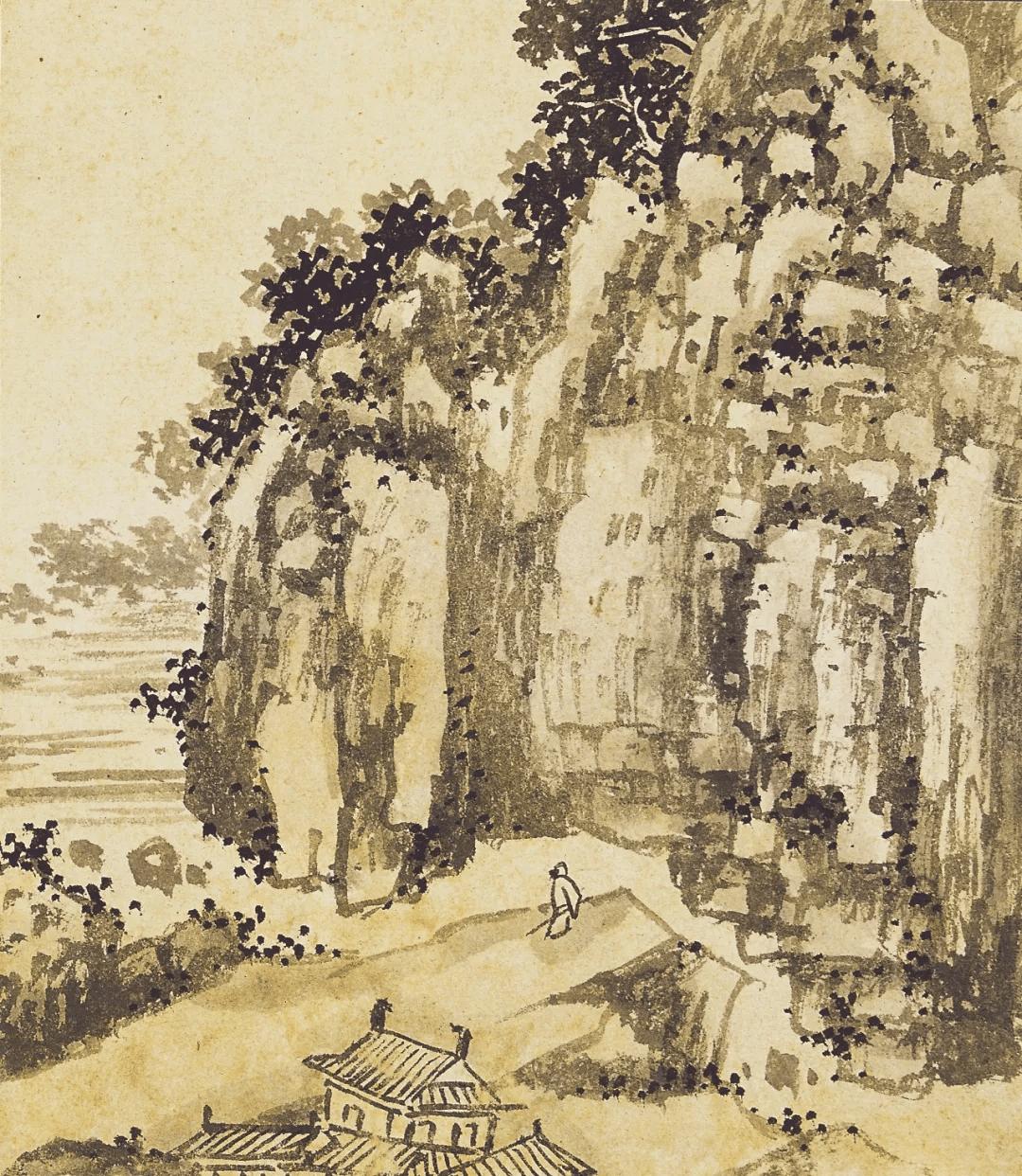 沈周虎丘十二景图册高清欣赏,沈周吴门十二景