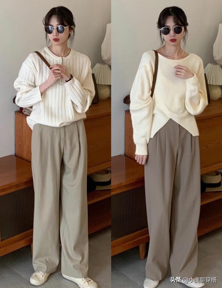 新潮减龄的穿搭清新柔美有看点,33套初秋简约搭配减龄不失女人味