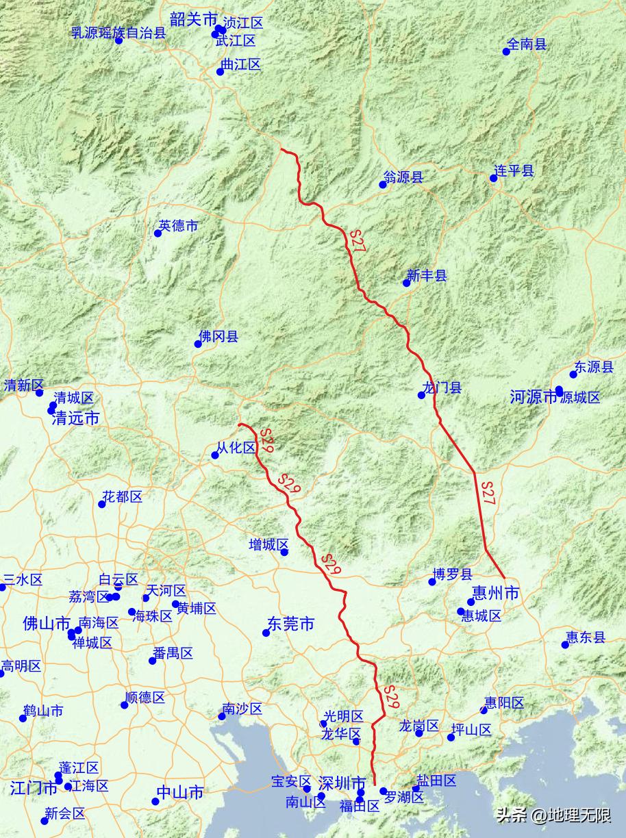 广东高速公路网最新地图,广东省高速公路网地图高清版