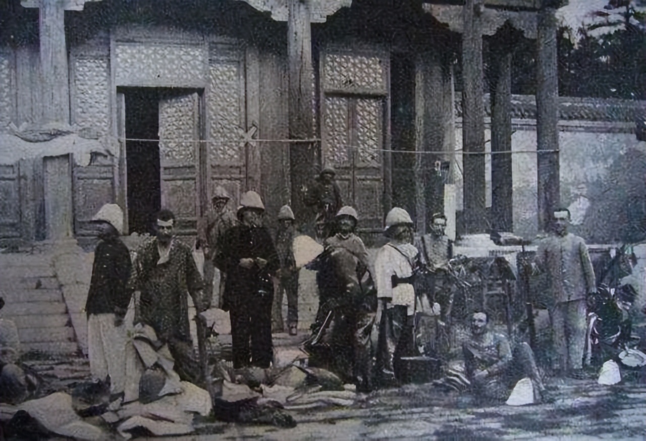 英国拍卖圆明园图片,圆明园烧毁前照片在英国拍卖