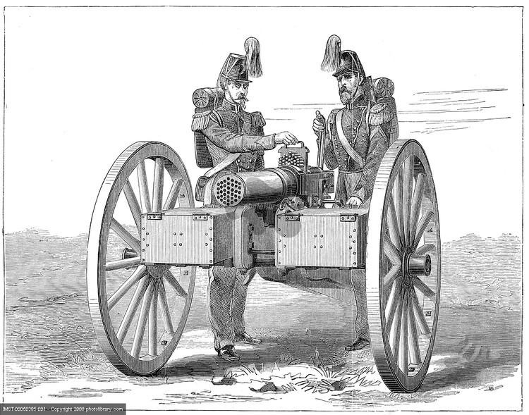 加特林最大的威力,加特林真实作战