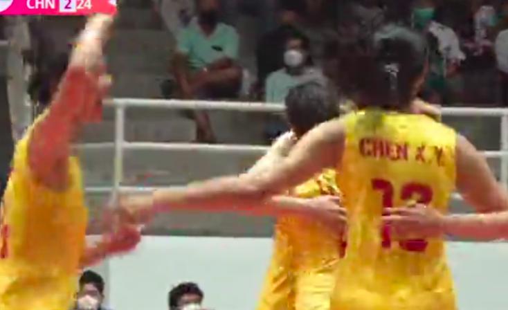 2019中国女排颜妮,中国女排最佳副攻颜妮精彩集锦