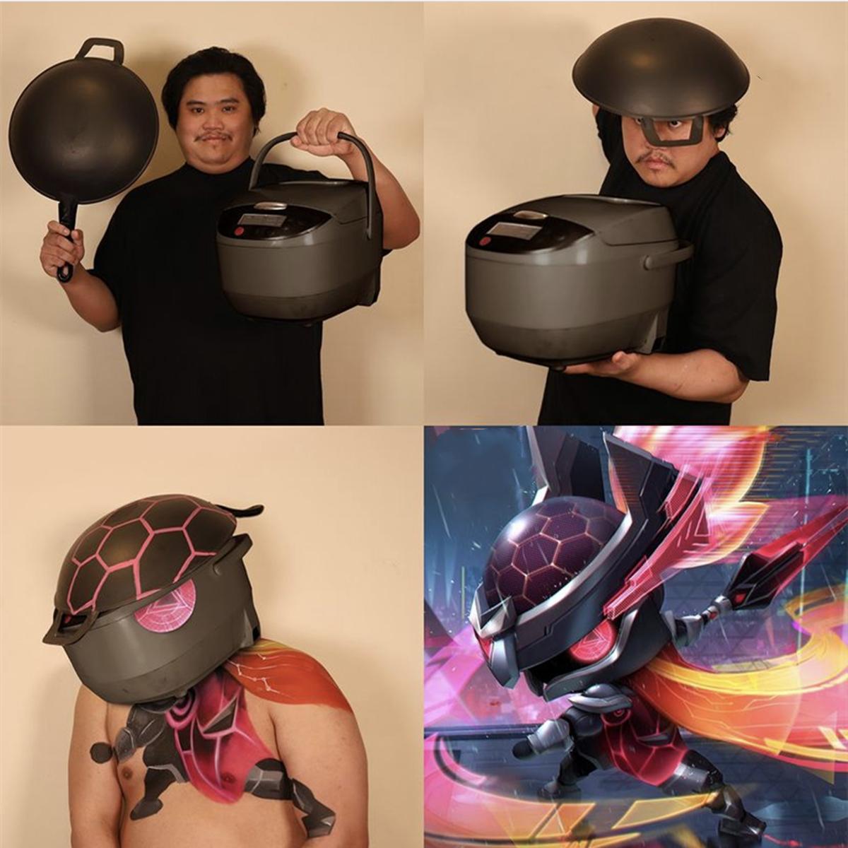 泰国小哥cos无脸男网友老爷子,泰国小哥cosplay