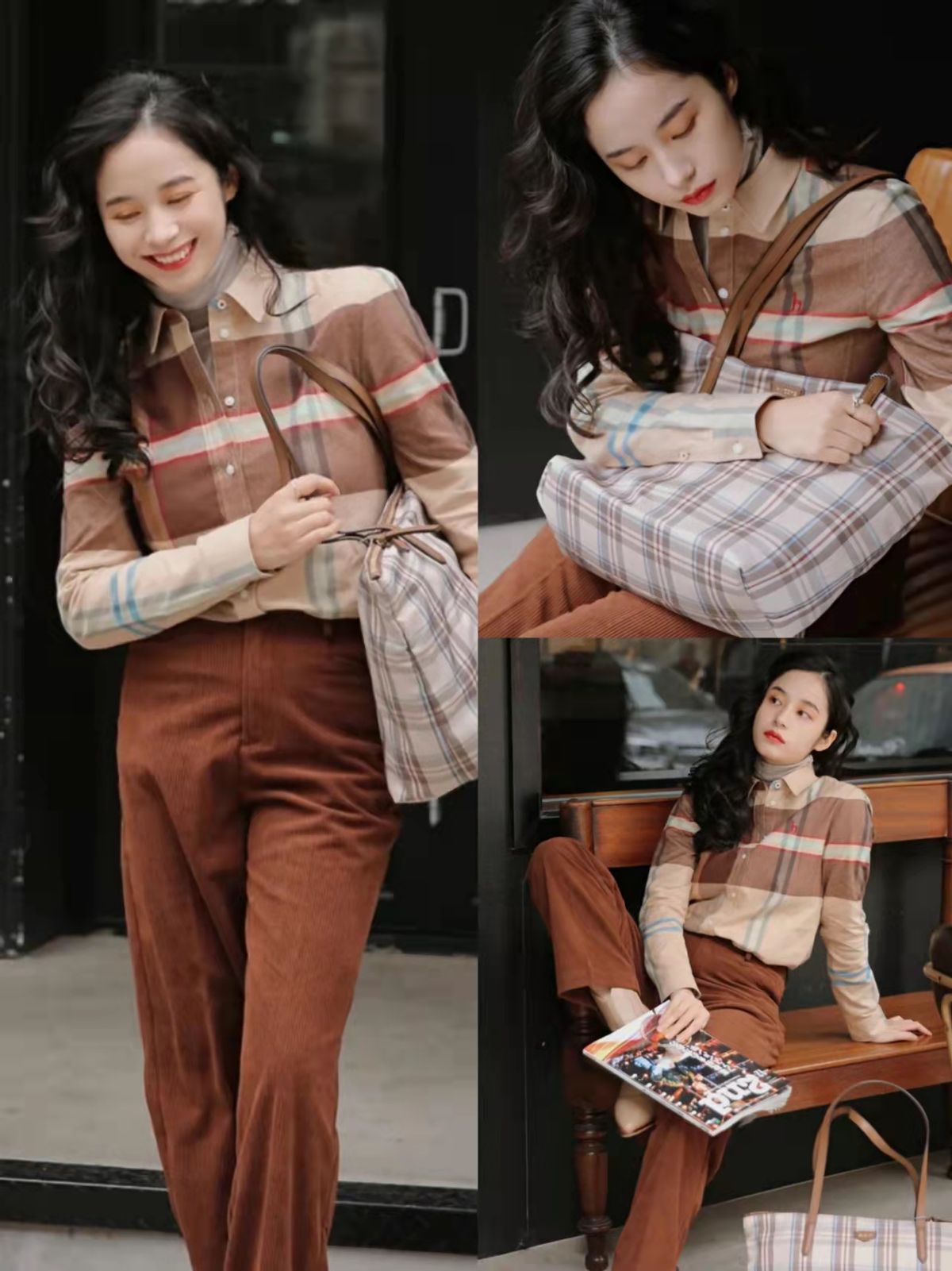 格子衬衫的穿法技巧秋冬,格子衬衫要怎么穿才好看