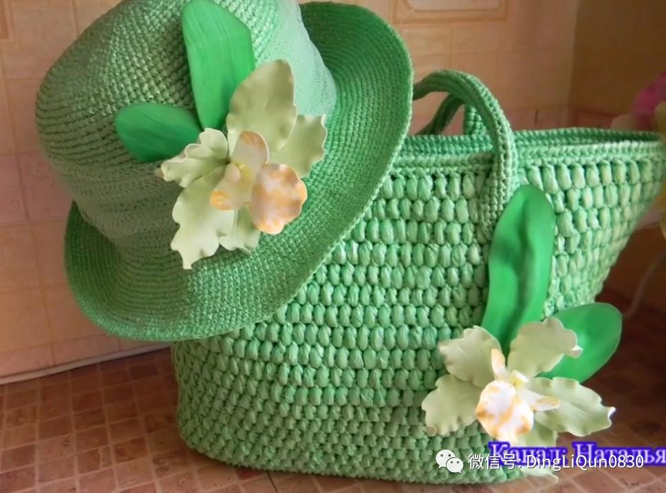 针织包包手工图纸,针织包作品