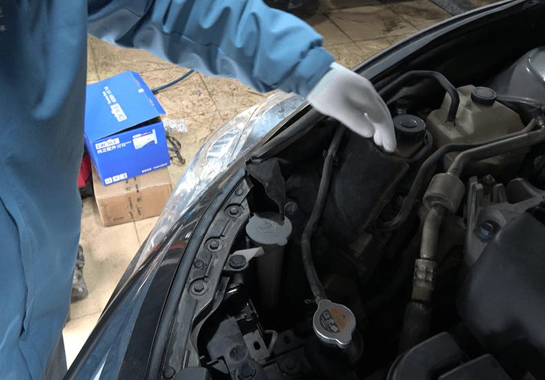 天籁改装几何光束大灯,2012款天籁更换led大灯