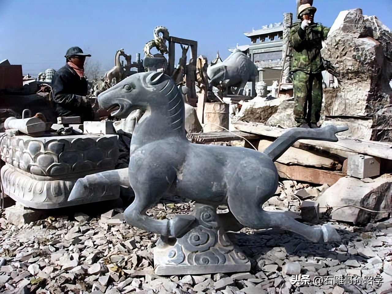 石雕马,马的石雕