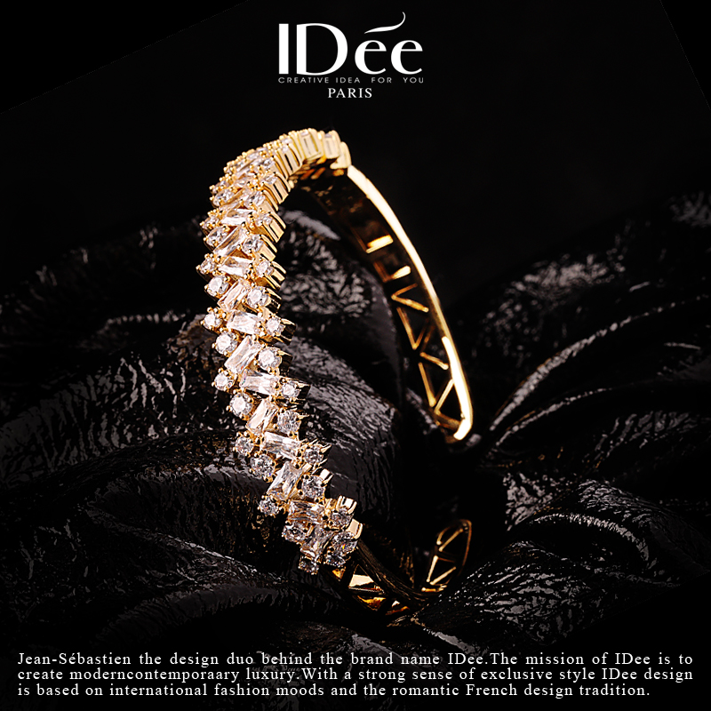轻松提升精致感——IDee亚玟之星闪钻手镯潮牌轻奢小众高级感配饰