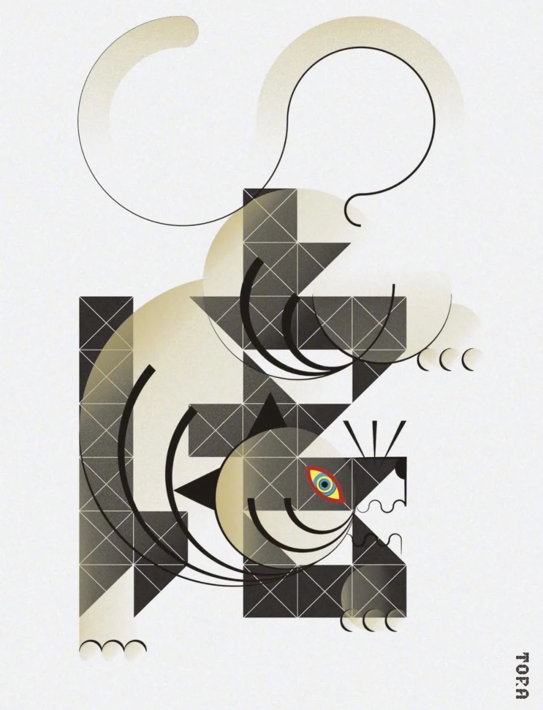 虎年字体模版可改字,虎年四字吉语字体设计