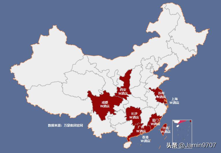 W酒店：全国九家门店分布，看看都在哪儿？