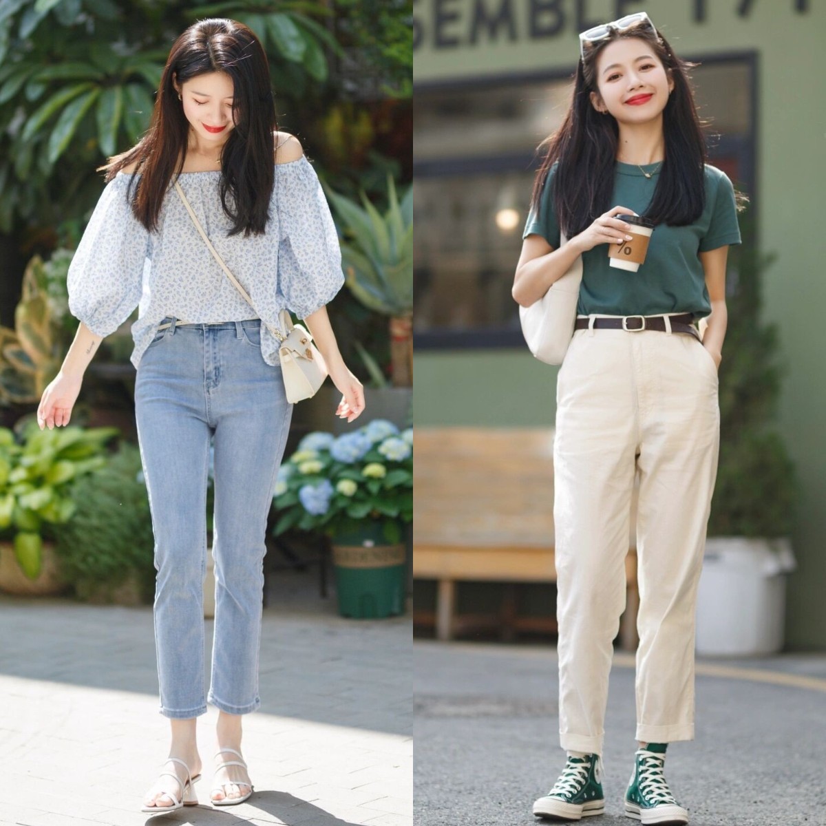 小个子女生穿什么裤子显瘦显腿长,小个子穿搭显高小窍门图片