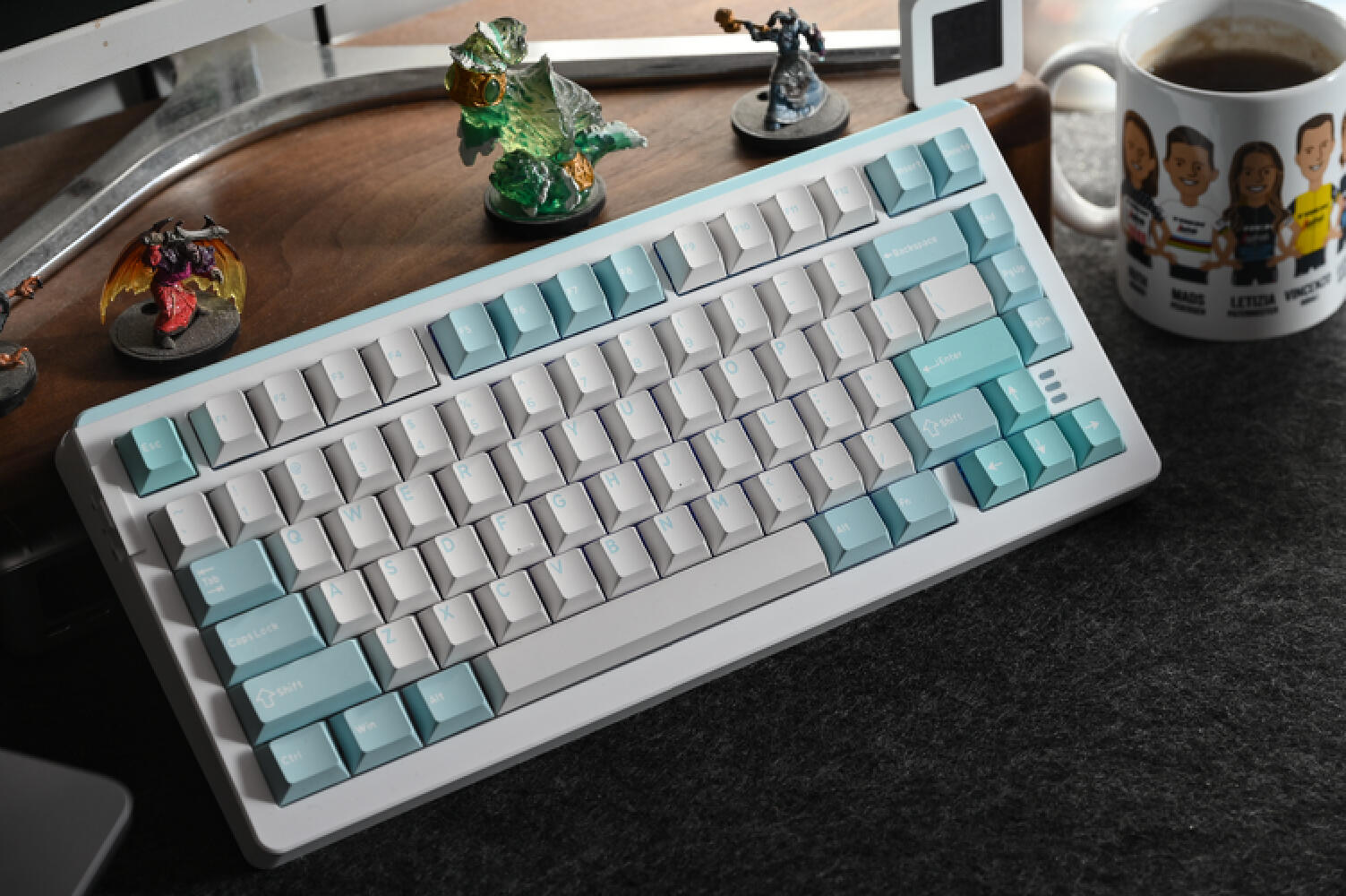 达尔优键盘a87紫金轴功能介绍,达尔优a81键盘评测