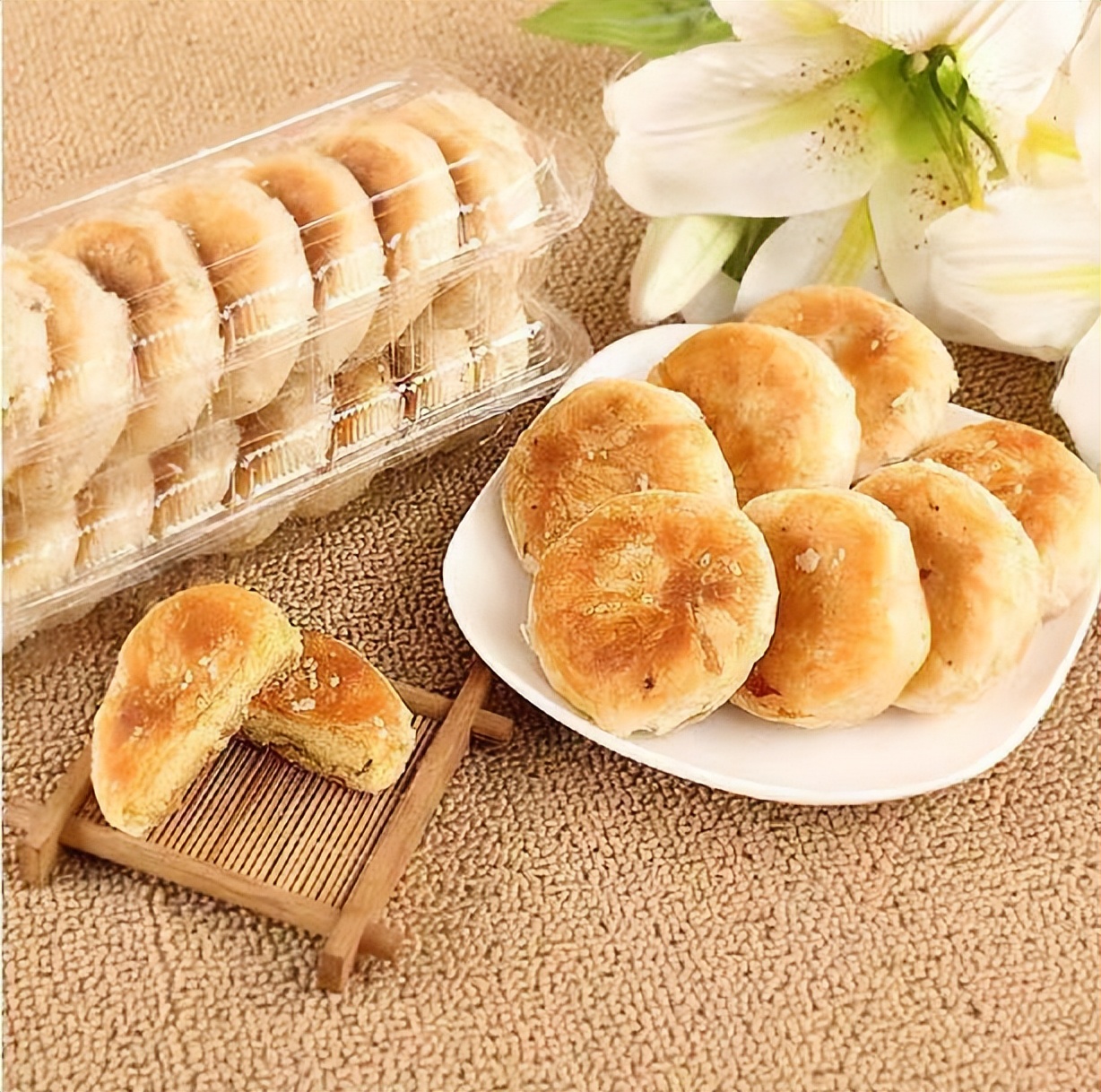 胖莓为奶奶学做甜点,酥而不硬软而不皮的美味绿豆酥,最后成功了