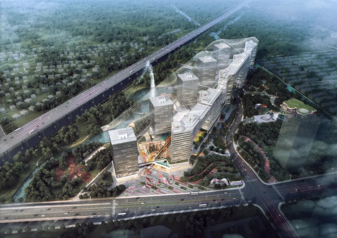 松江g60科创云廊旁边最美的公园,松江九亭g60科创云廊效果图