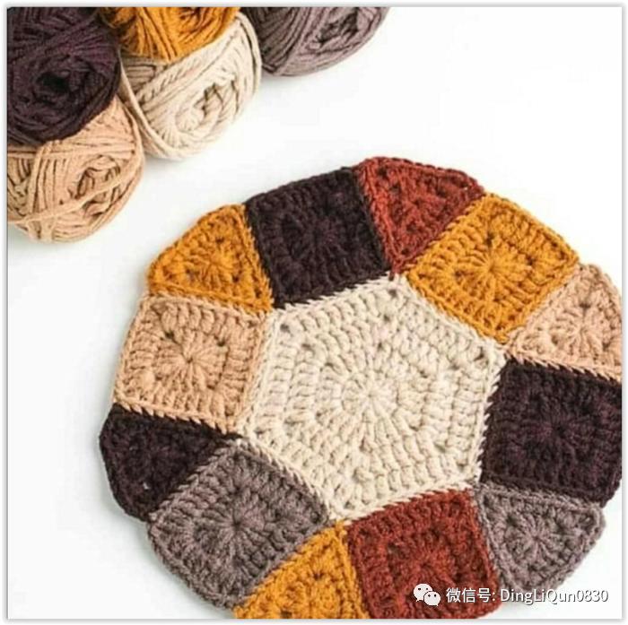 钩针编织教程简单好看毯子,一片式钩针沙发毯图解