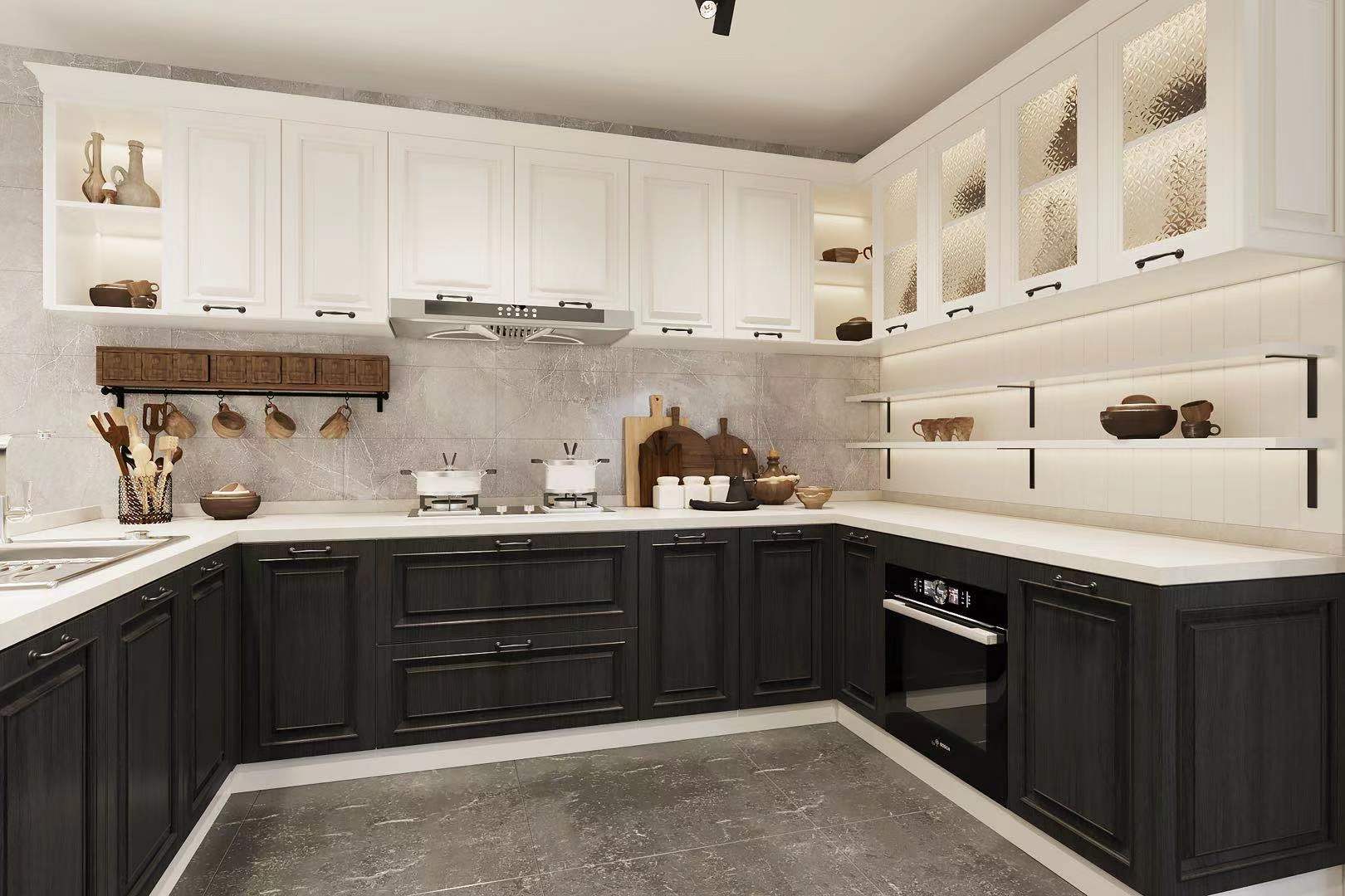 厨房橱柜定制设计平台,厨房定制整体橱柜整套多少钱