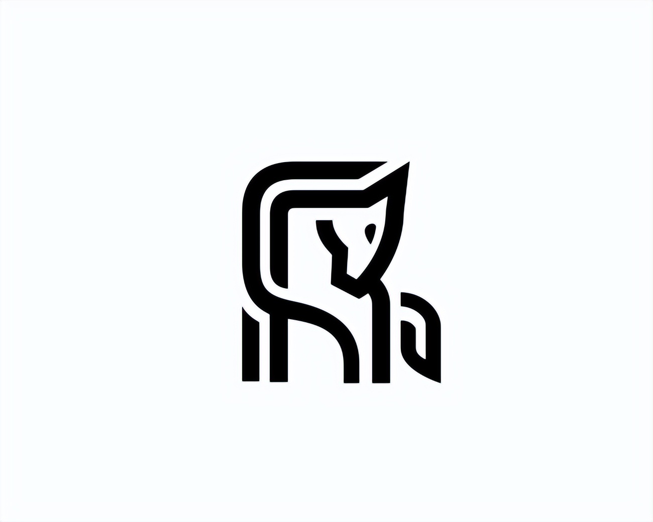 logos：骏马奔腾踏四方！一组很有个性的马元素标志设计分享