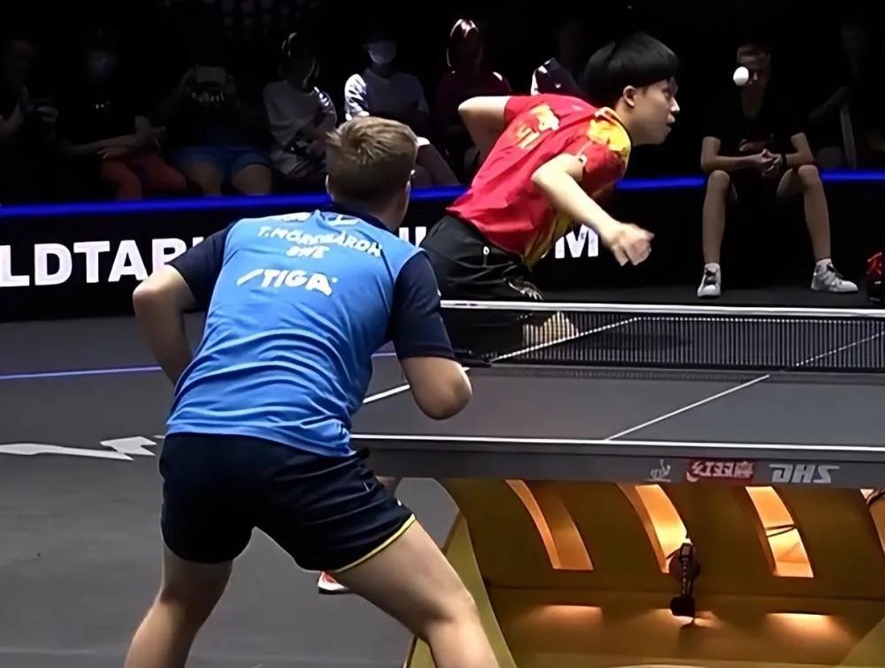 王楚钦战胜莫雷加德全集,王楚钦对战莫雷加德名场面