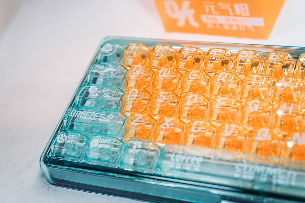 洛斐元气橙键盘,洛斐迷雾机械键盘