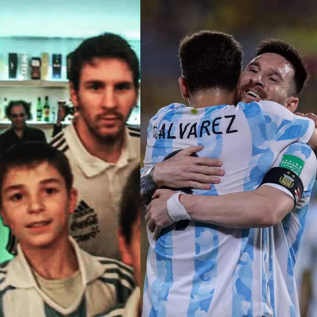 梅西与大力神杯擦肩而过,梅西背后的阿根廷