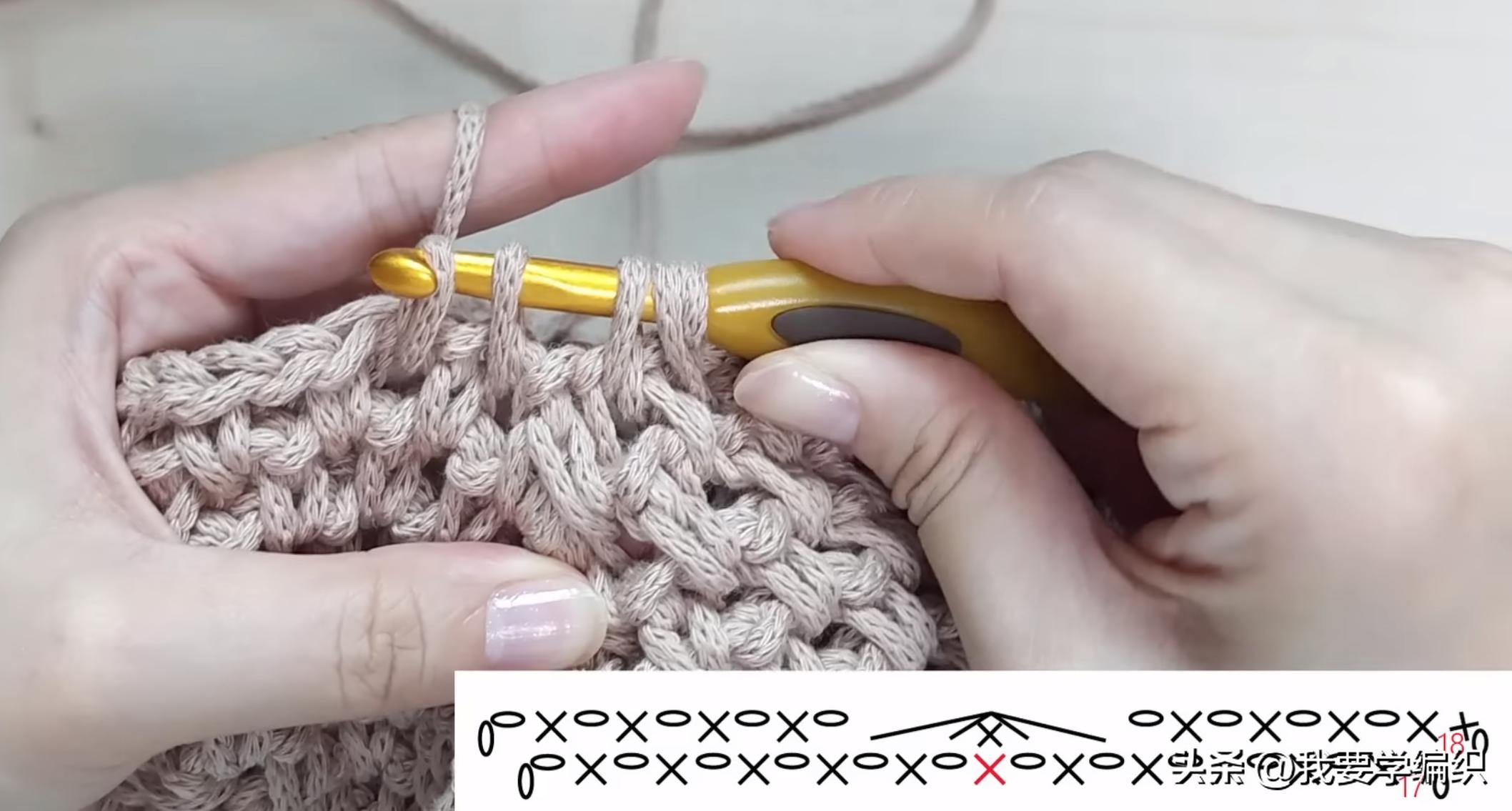 适合小姑娘提的手提包编织教程,小巧型编织包