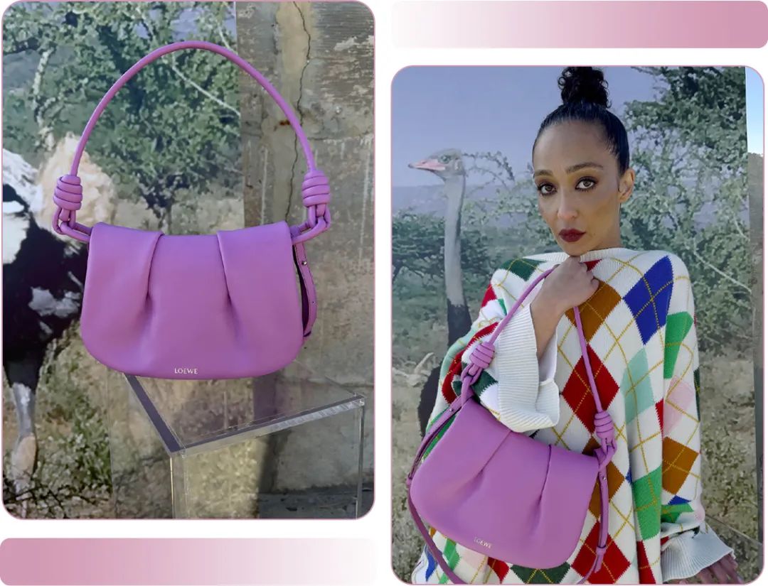 loewe新款包cubi,loewe包带替换