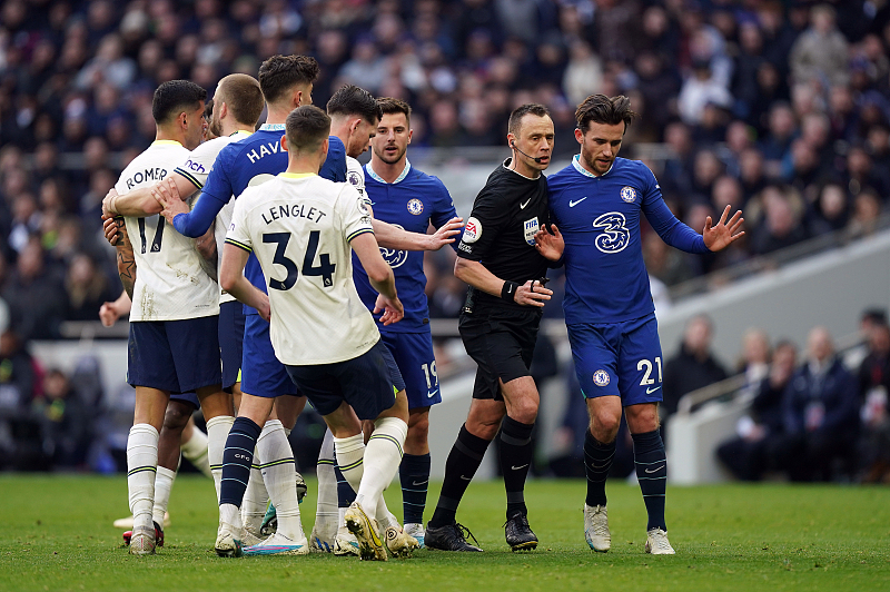 38轮失15球切尔西赛程,热刺5比4出局视频