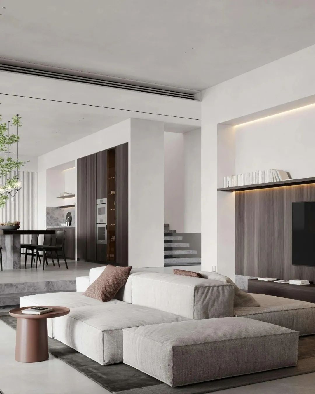 精致的灵魂轻奢公寓,极简主义北欧公寓