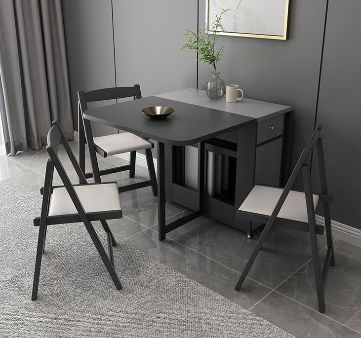 小户型折叠餐桌最新款实用,折叠6人餐桌小户型网红款