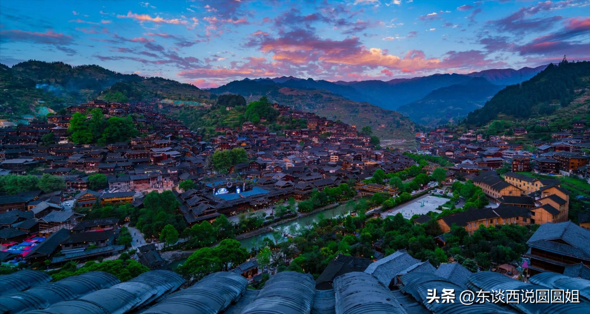 贵州水司楼高清大图片,贵州净心谷景区水司楼