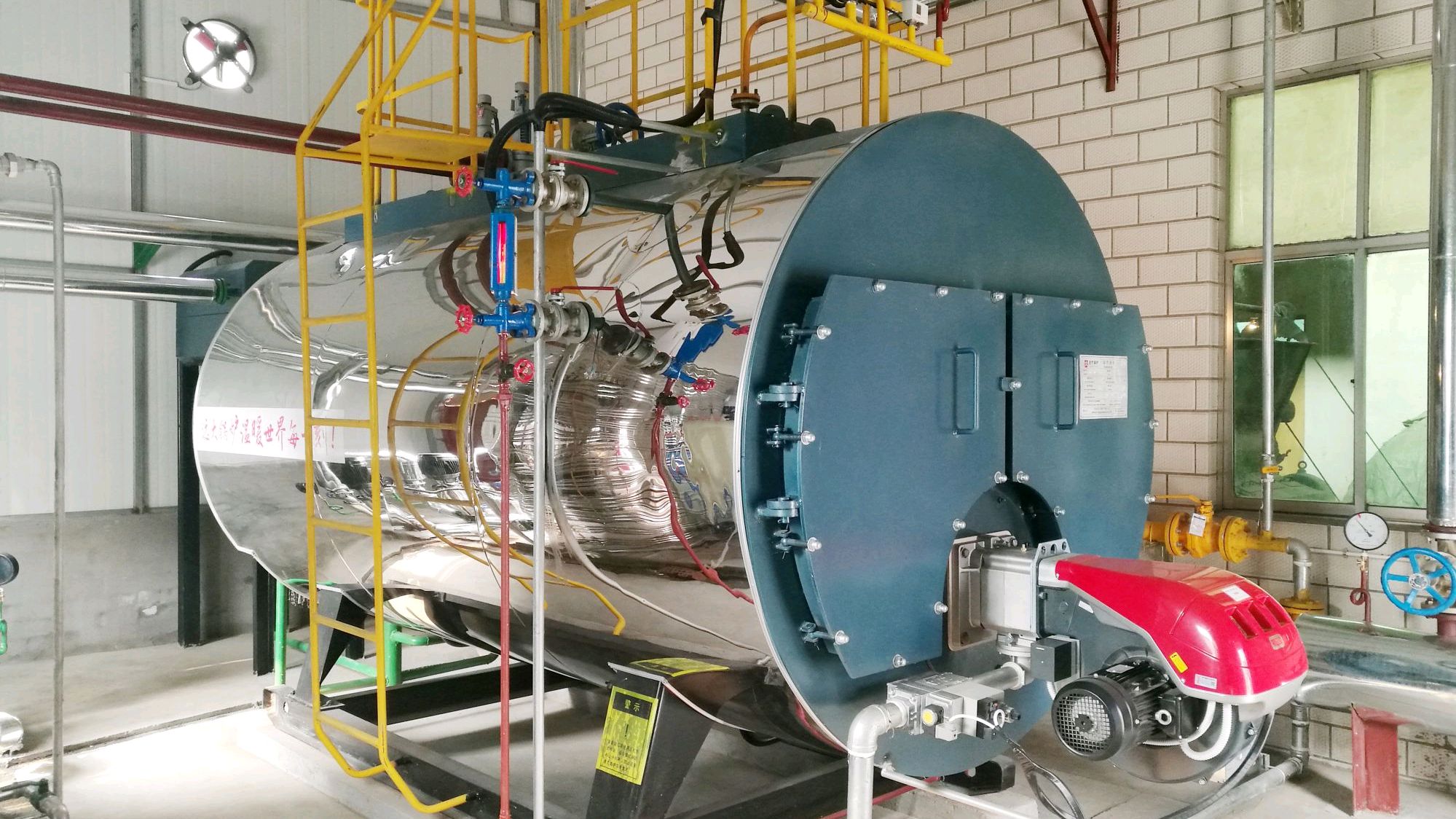 1.4mw燃气锅炉查看结垢情况,20吨以下燃气锅炉如何保养