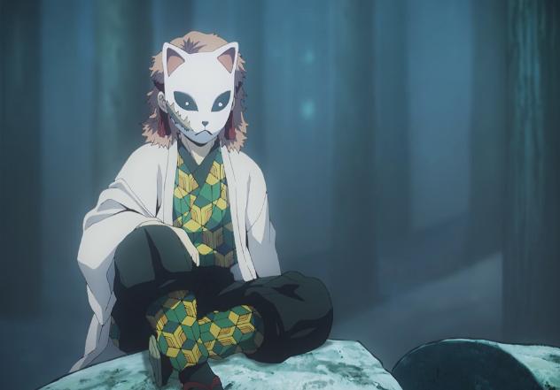 鬼灭之刃祢豆子全身画,浮世绘鬼灭之刃画风