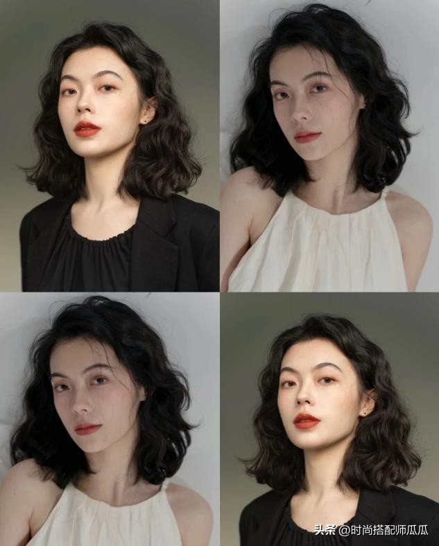 脸圆黑长直怎么烫发尾好看,慵懒烫发2022年最适合女神的烫发