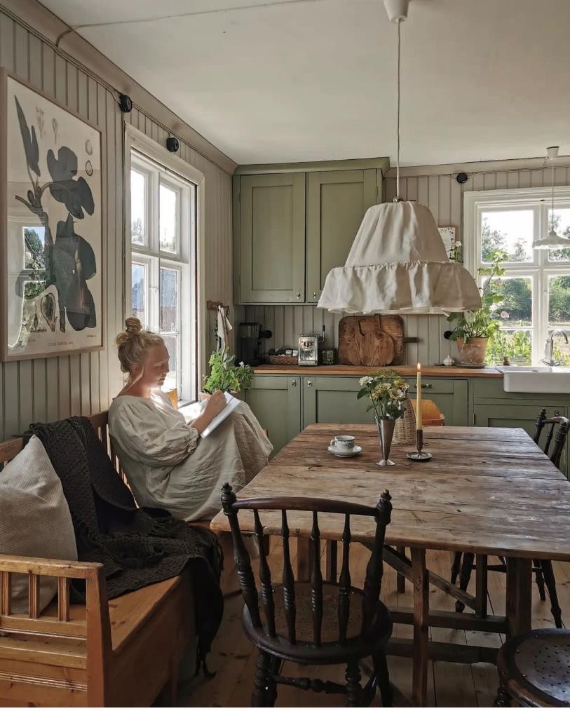 30岁她买下祖辈住过的百年老房，精心而朴素布置后，重新焕发光彩