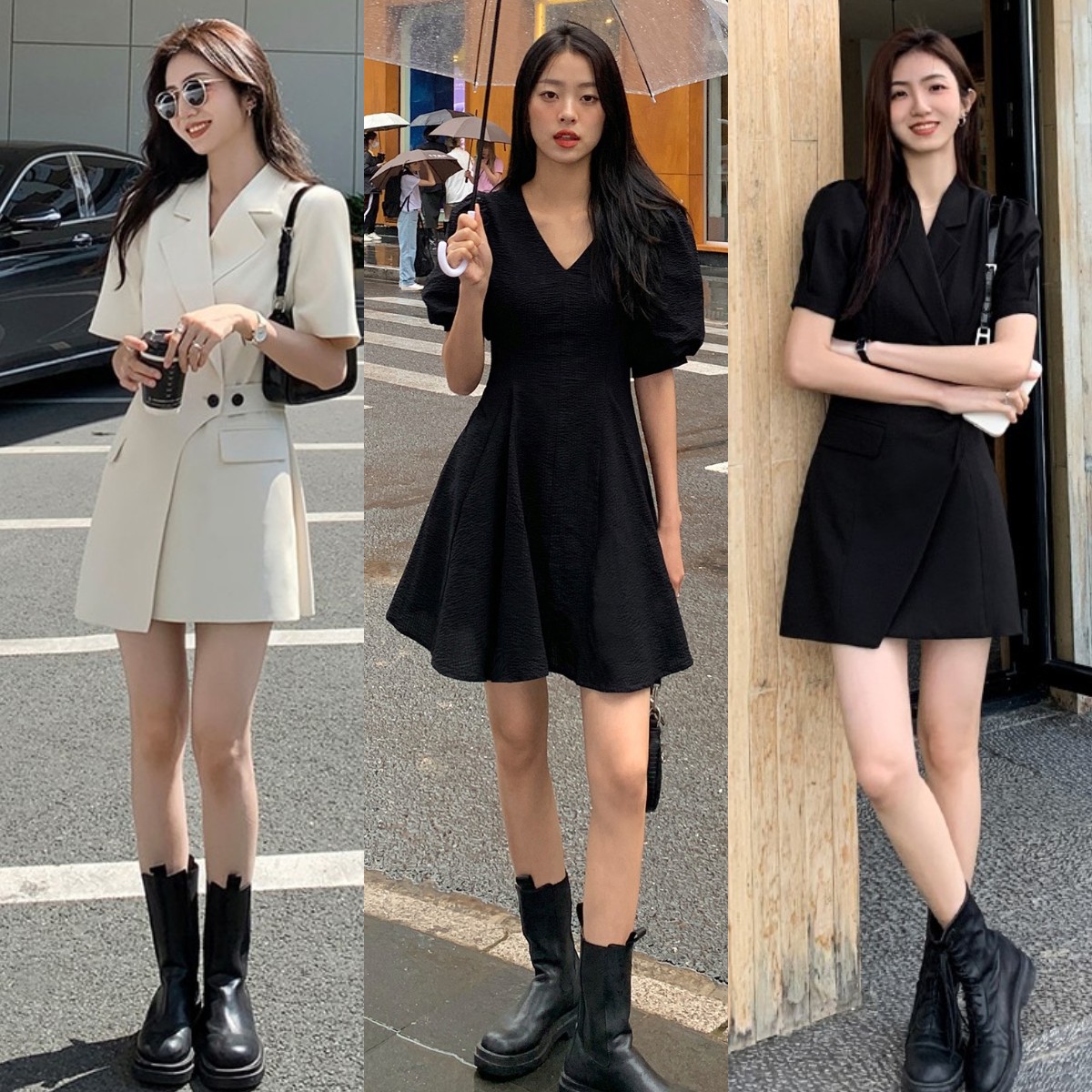 什么鞋子搭配连衣裙不累脚还好看,夏季藏蓝色连衣裙搭配什么鞋好看