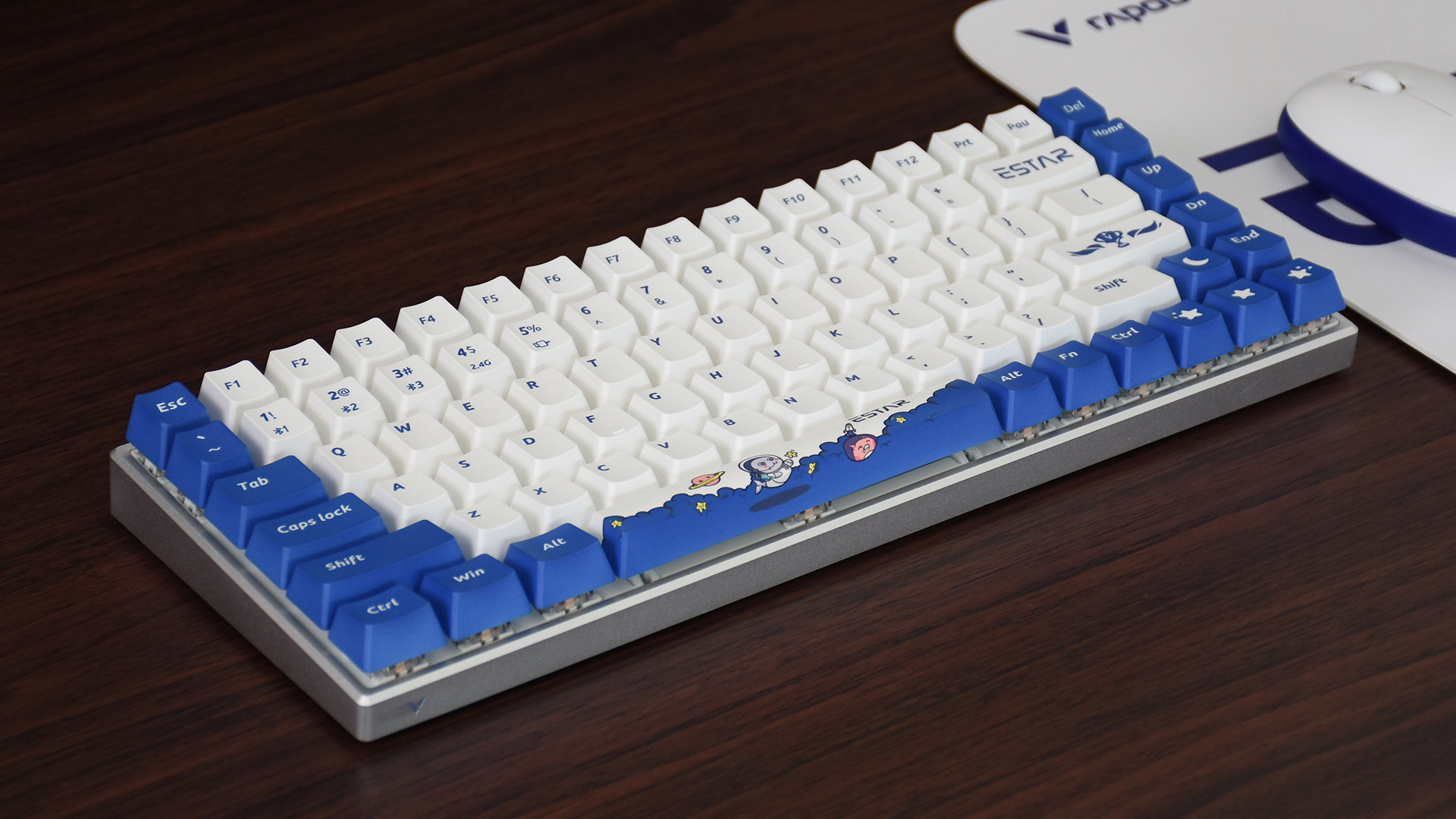 雷柏estar联名键盘设置灯光,雷柏estarpro秋季赛