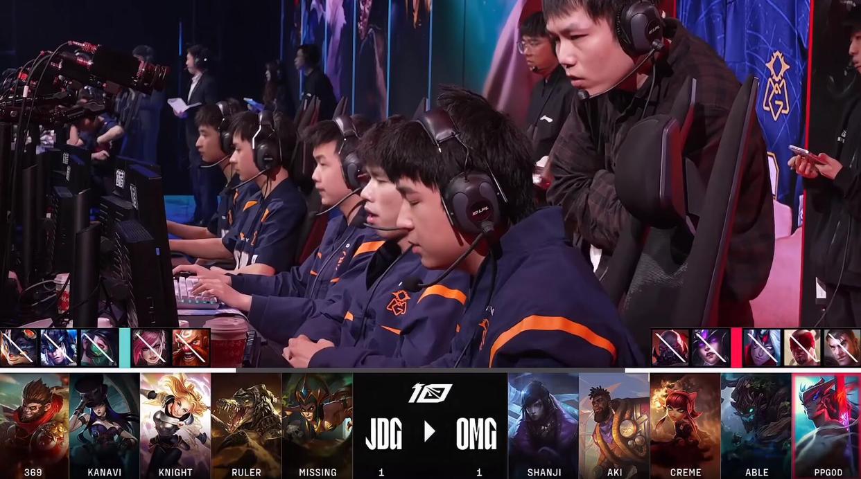 LPL春季赛：就是打团就是干！OMG逆转7K经济差让1追2掀翻JDG！