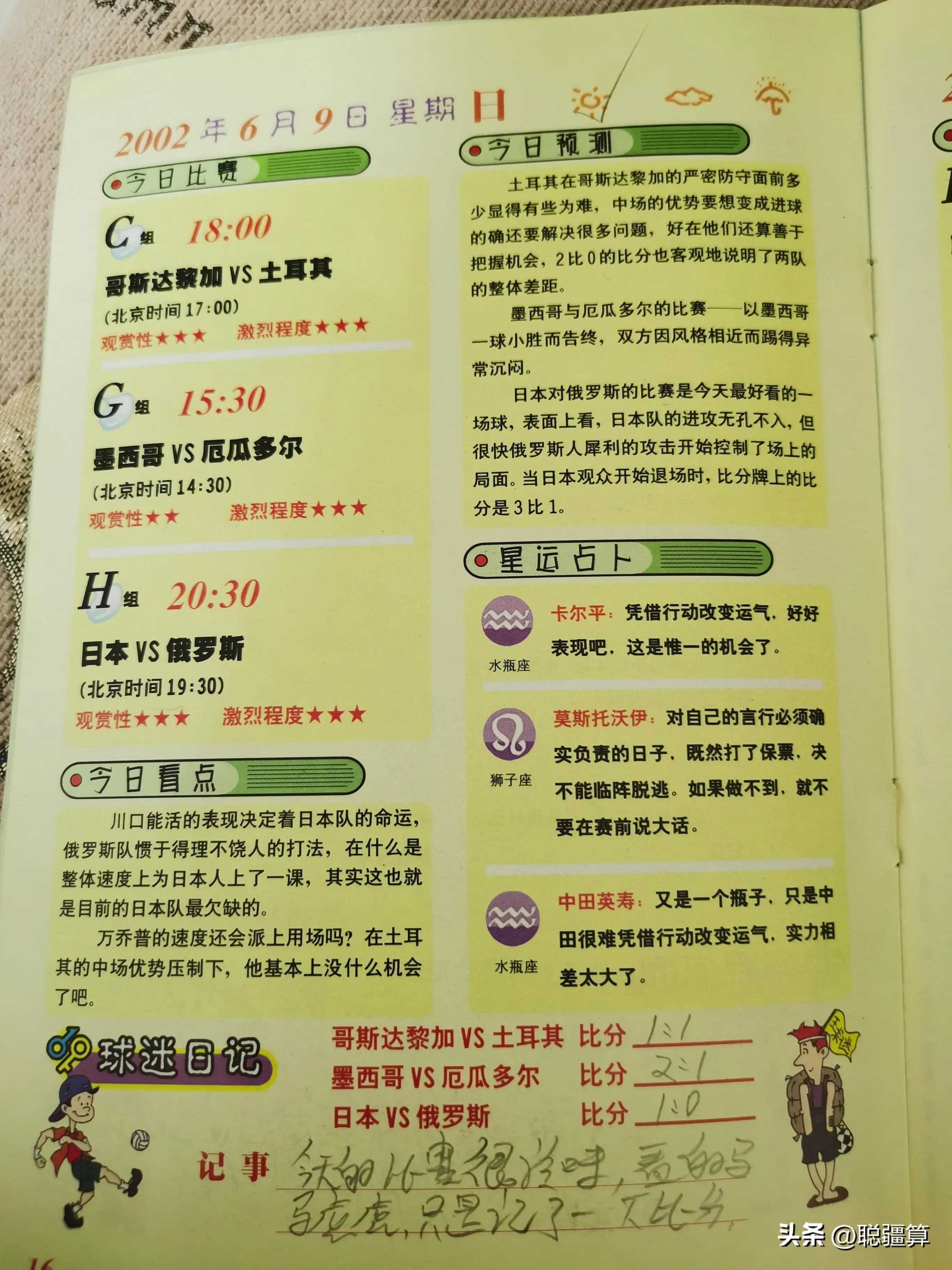 02年韩日世界杯足球之夜,中国足球2002年世界杯回忆录