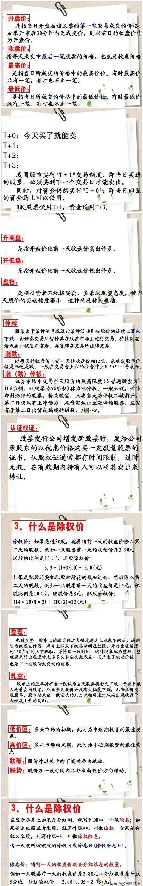 股票知识总结2022,关于股票的一些基本知识有哪些